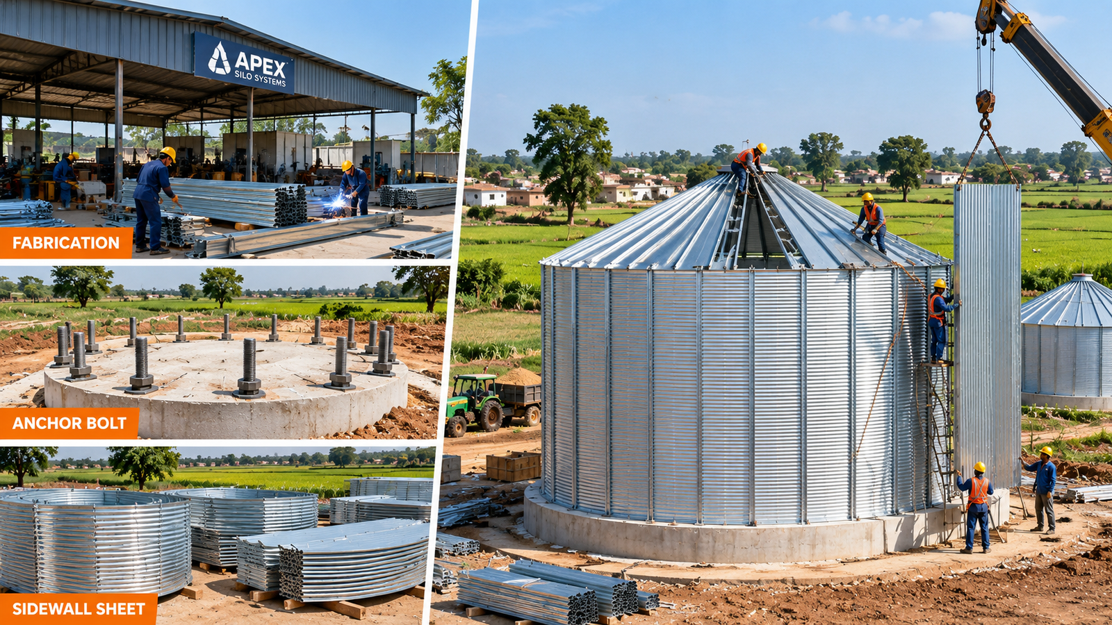 Structural engineering and steel silo fabrication