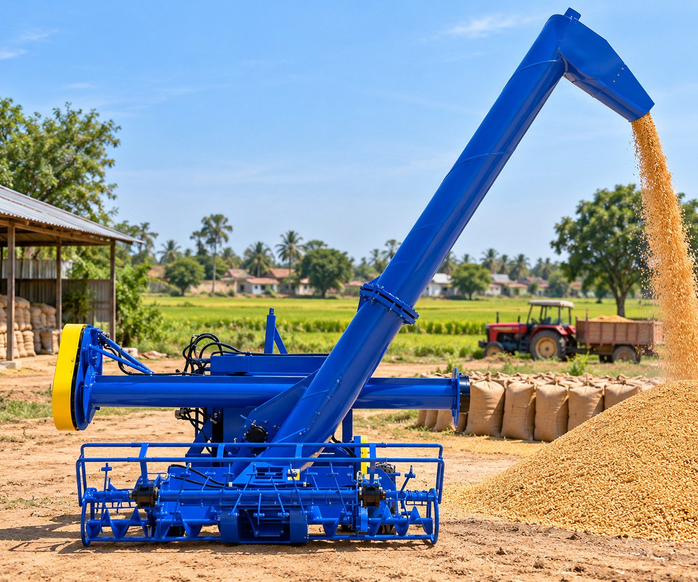 Silo Bag Unloading Trolley